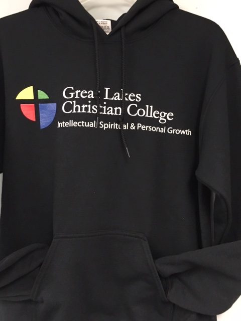 black hooded GLCC sweatshirt